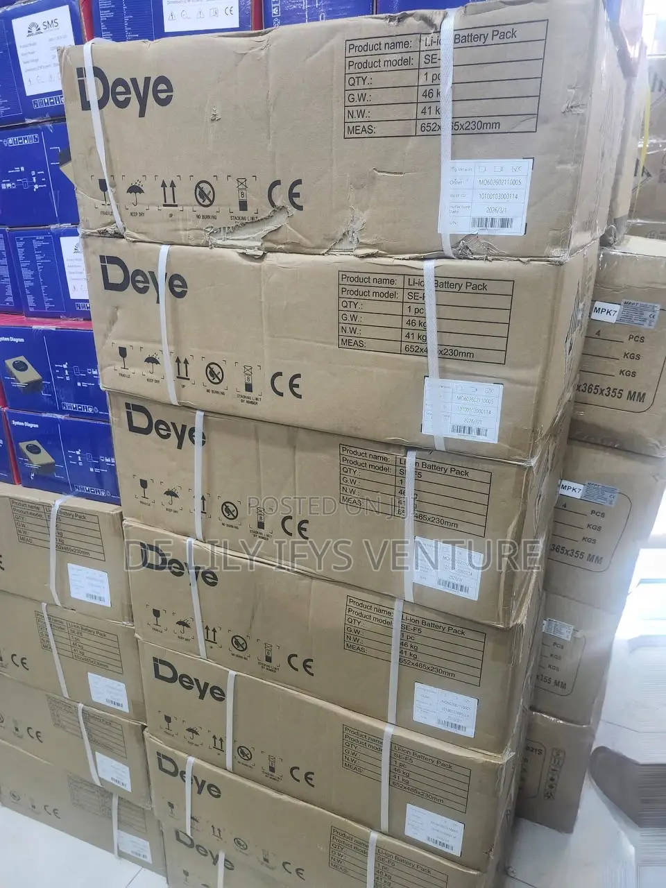 Deye 5kwh /48v Lithium Battery