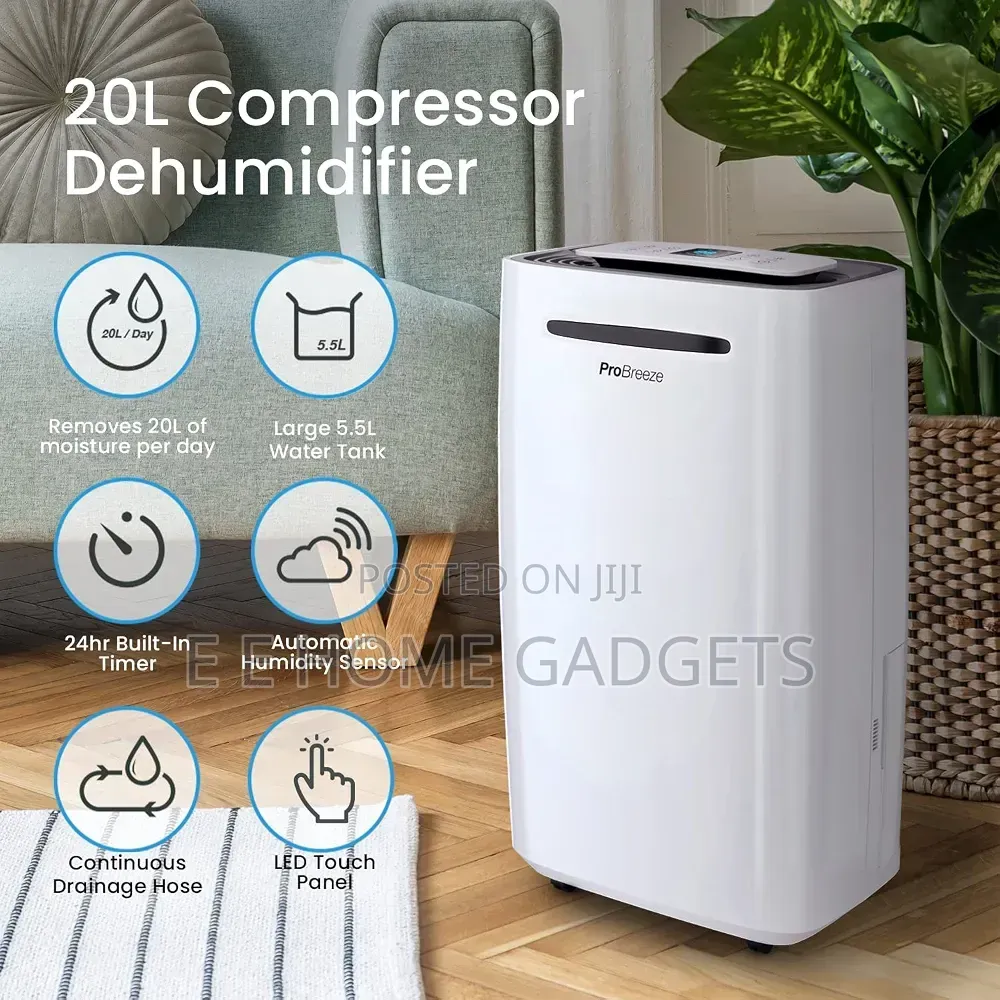 Pro Breeze 20L Dehumidifier