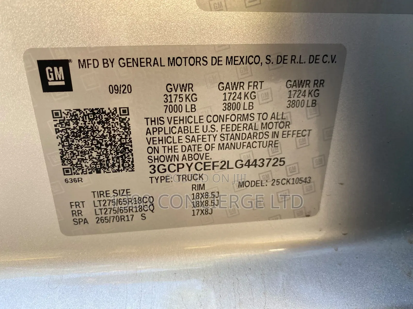 Chevrolet Silverado 2020 Silver