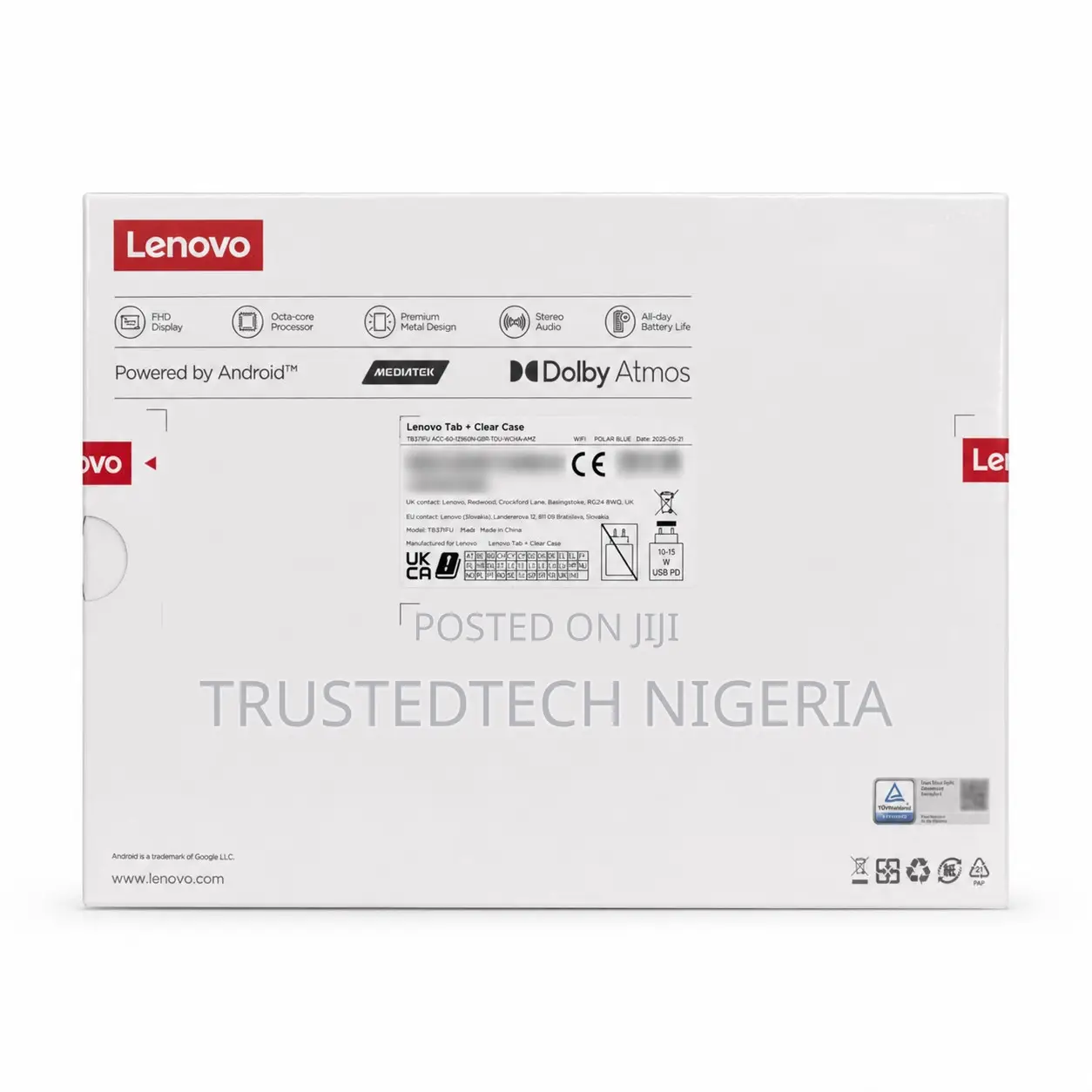 New Lenovo Tab TB311FU 128 GB Gray