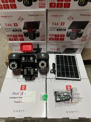 4-Lens AI Solar CCTV Camera-4g Wireless Camera 3ptz Rotating 12Mp