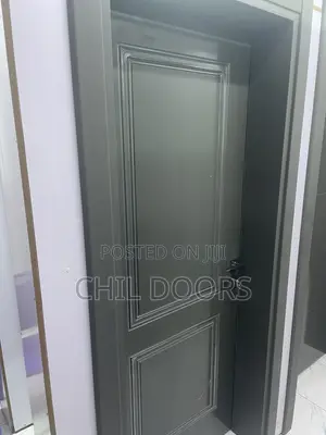 Fire Rated Gray Wooden Door