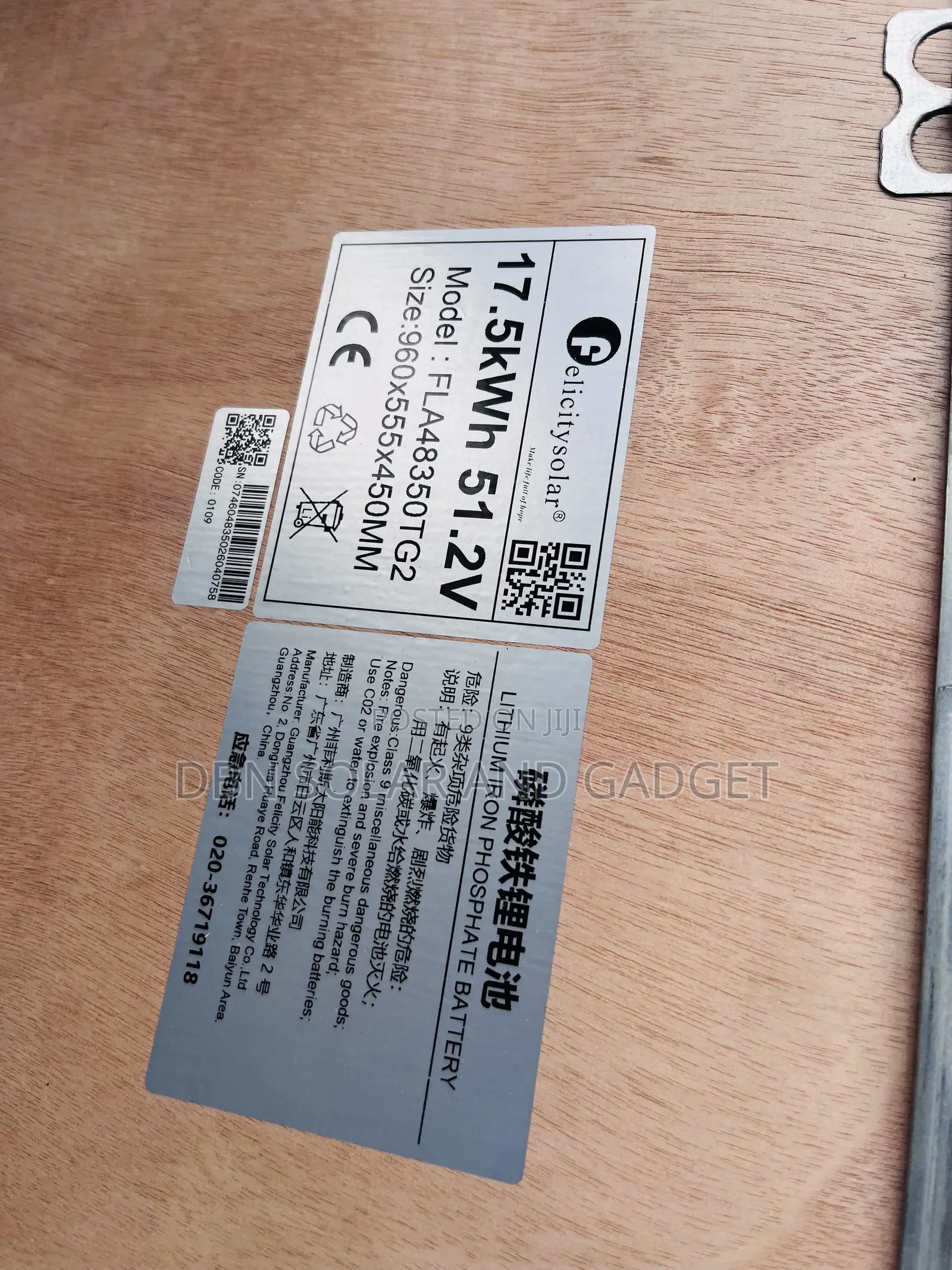 Original Felicity Solar Lithium Ion Very Good Quality