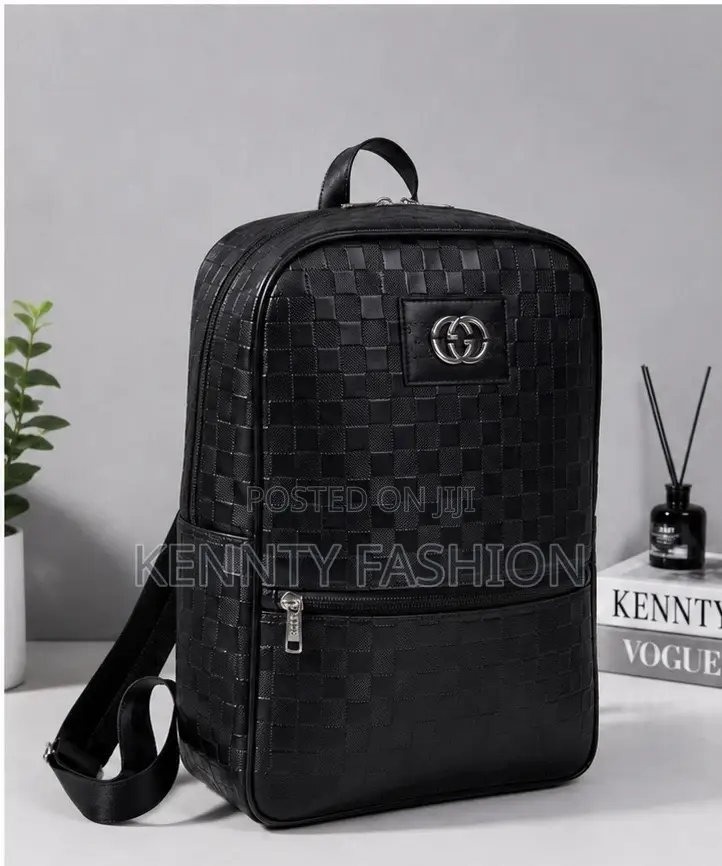 Luxury Black Backpack