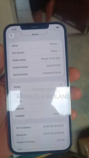 Apple iPhone 12 Pro Max 128 GB Silver