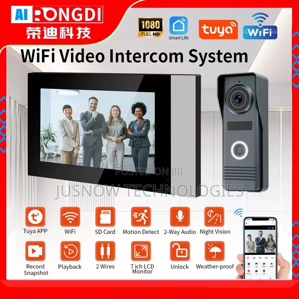Tuya Wifi Smart Video Intercom | Alexa Compatible
