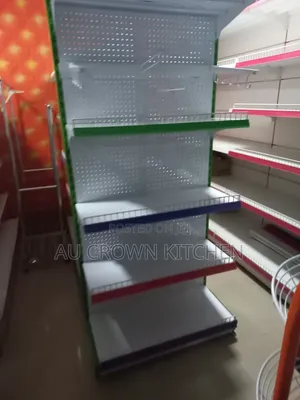 Single Supermarket Shelves Display