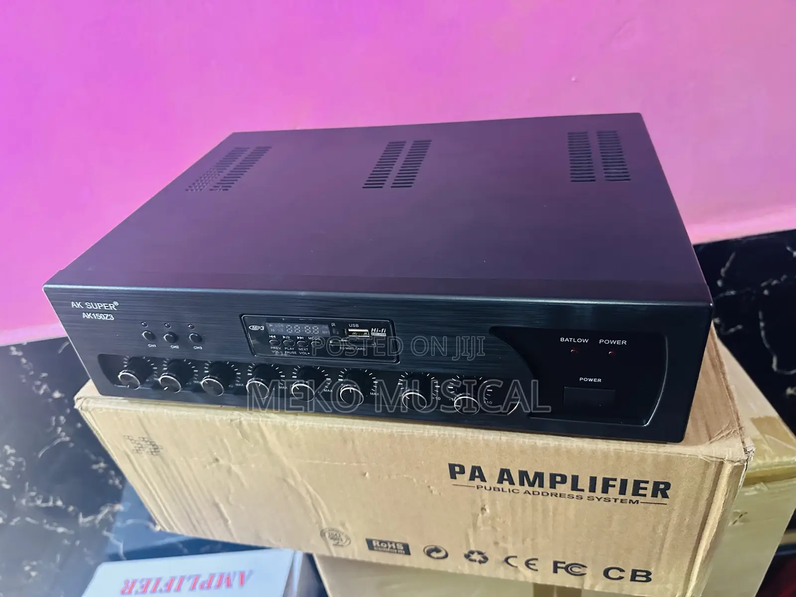 3 Zone Public Address System Amplifier