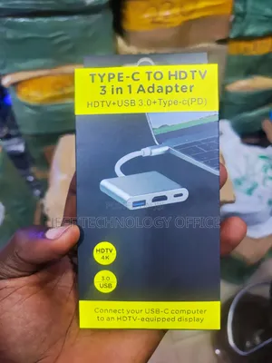 Type-C to HDTV 3 in 1 Adapter.