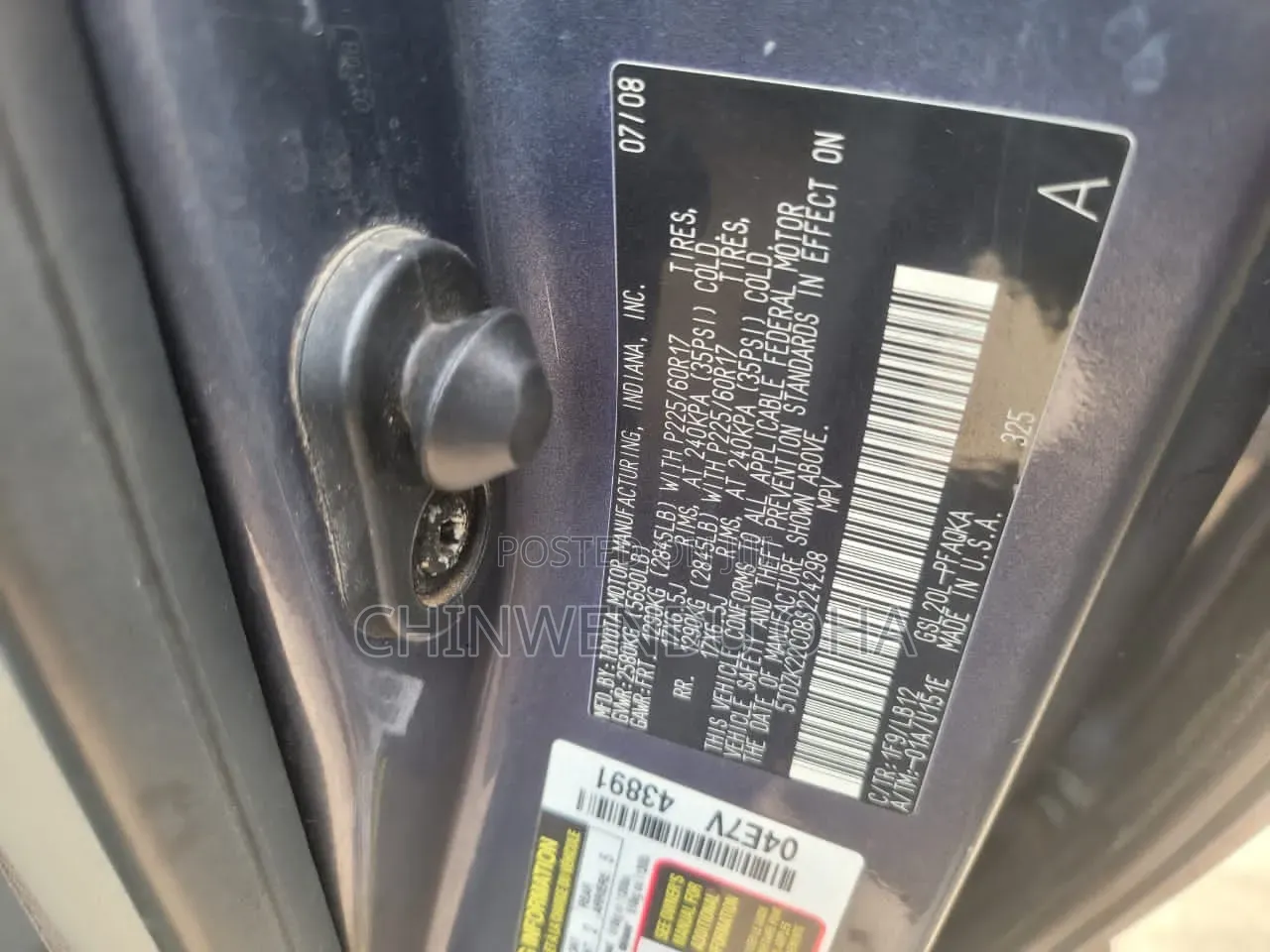 Toyota Sienna 2008 Gray