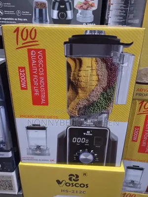 VOSCOS Heavy-Duty Professional Blender 3000W Powerful