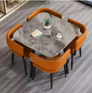 Marble Top Quality Imported Dining Table With 4 Chairs