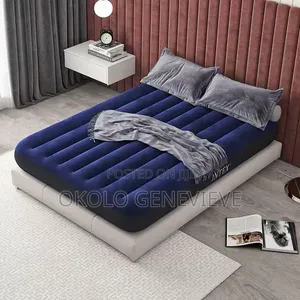 4.5ft by 6ft 10" Height Double Size Intex Airbed With Pump