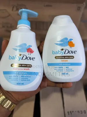 Baby Dove Sensitive Skin Lotion and Bath