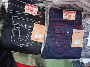 True Religion Straight Jeans Dark Blue Size 36 - ₦50,000