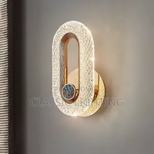Light Luxury Crystal Living Room Background Wall Room Decoration