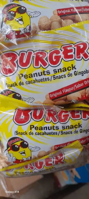 Burger Peanut Snacks 45g ×144pieces