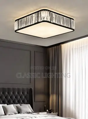 Luxury Crystal Ceiling Lamp Villa Bedroom Ceiling Light