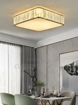 Luxury Crystal Ceiling Lamp Villa Bedroom Ceiling Light