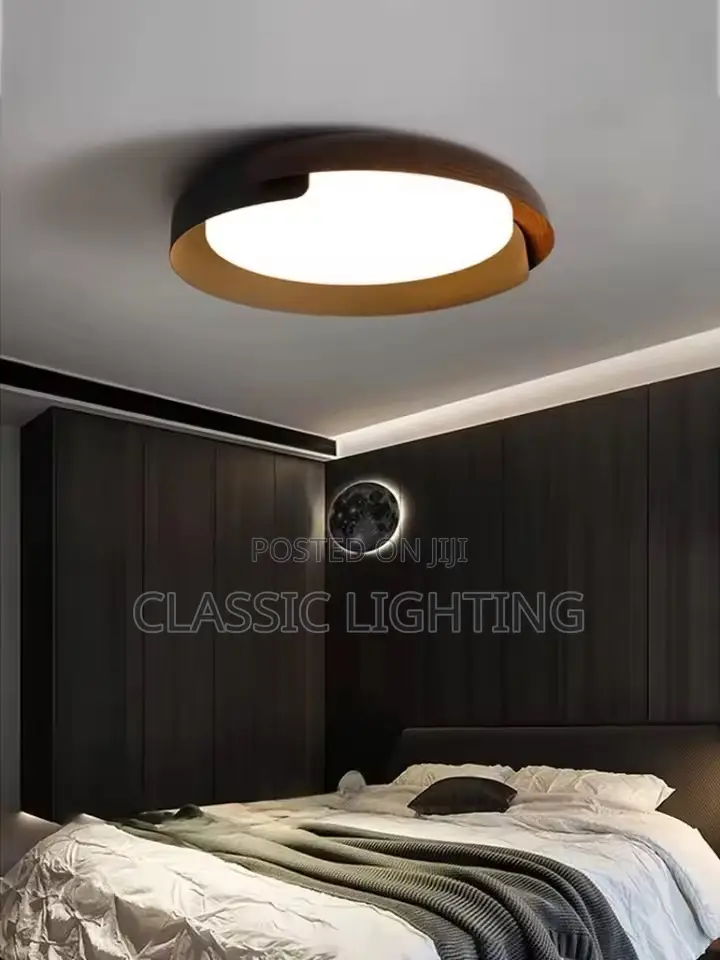 Simple and Modern Log Wabi-Sabi Wind Nordic Ceiling Light