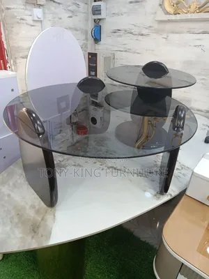 Modern 2-in-1 Glass Top Coffee Center Table