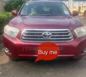 Toyota Highlander Sport 2008 Red