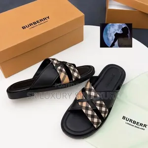 Stylish Men’s Burberry Slides