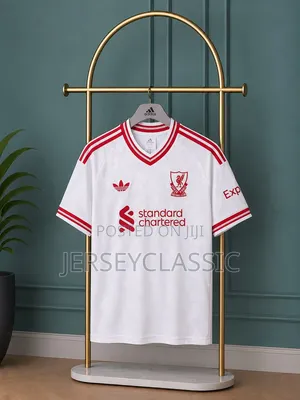 Liverpool FC White Away – Red Details