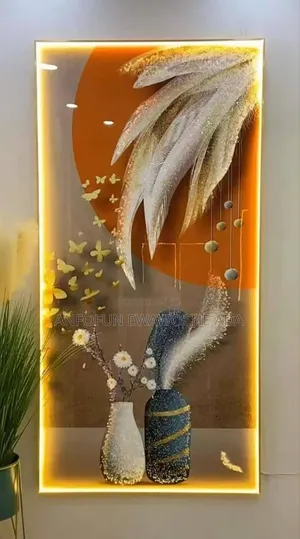 Light Crystal Stone Quality Acrylic Frame – 160cm × 85cm
