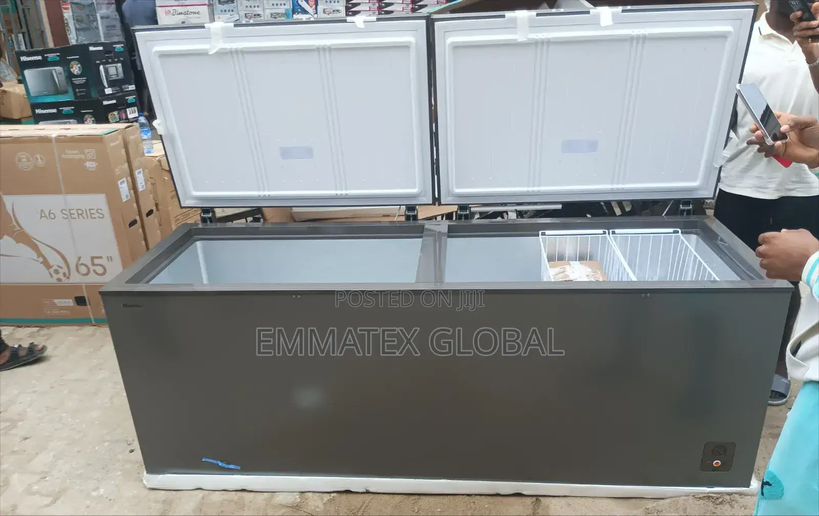 Biggest Double Door Freezer Hisense 702L