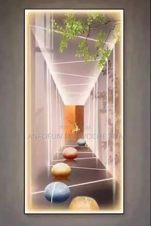 Light Crystal Stone Quality Acrylic Frame – 160cm × 85cm