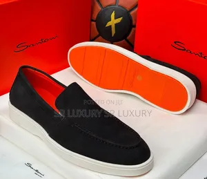 Stylish Men’s Santoni Slip-on Loafers