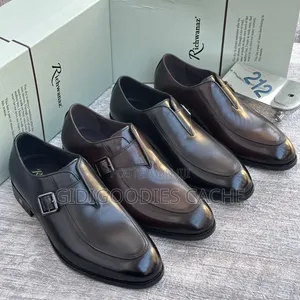 Richwanaz Men’s Executive Leather Monk Strap inbSize 40-46