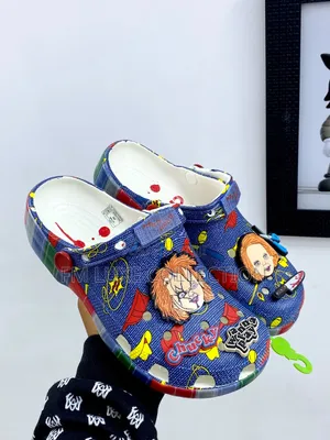Chucky Themed Croc Style Clogs With Jibitz