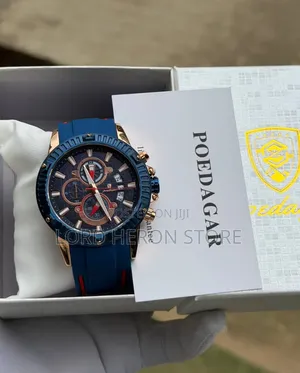 Luxury Poedager Active Chronograph Rubber