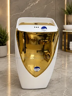 Luxury White and Gold Wash Hand Basin