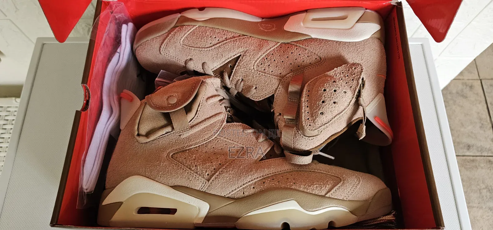 Air Jordan 6 Retro British Khaki Travis Scott