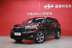 Toyota Highlander Limited Platinum 4x4 V6 (3.5L 6cyl 8A) 2017 Red