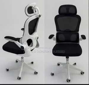Ergonomic Office Swivel Chair With Adjustable Arms and Headrest