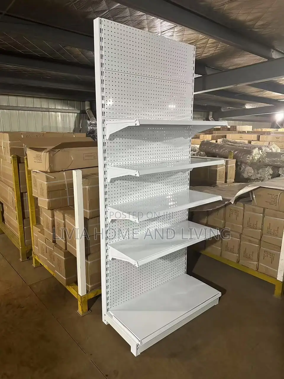 Single Sided Supermarket Shelf