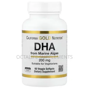 DHA From Marine Algae, 200 Mg, 60 Veggie Softgels