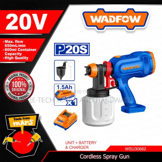 20V WADFOW Paint Spray Machine 800Ml