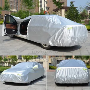 100% Foreign Double Layer Car Cover – Waterproof, Dustproof Zipper