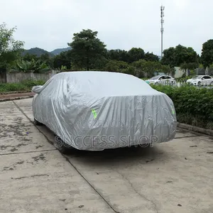 100% Foreign Double Layer Car Cover – Waterproof, Dustproof Zipper