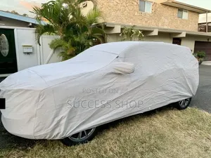 Durable Double Layer Vehicle Cover – All Weather + Side Zipper