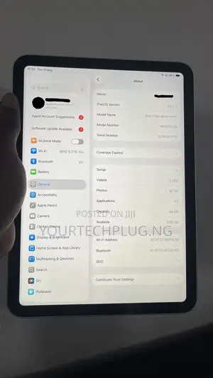 Apple iPad (2022) 64 GB Silver