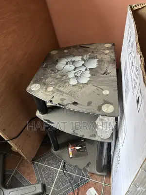 Glass TV Stand With DVD or DSTV COMPARTMENT