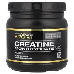 Sport, Pure Creatine Monohydrate, Unflavored, 1 Lb (454 G)