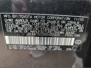 Lexus ES 350 2011 Gray