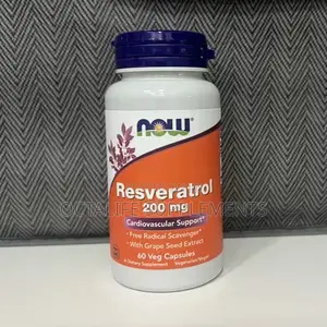 NOW Foods, Resveratrol, 200 Mg, 60 Veg Capsules